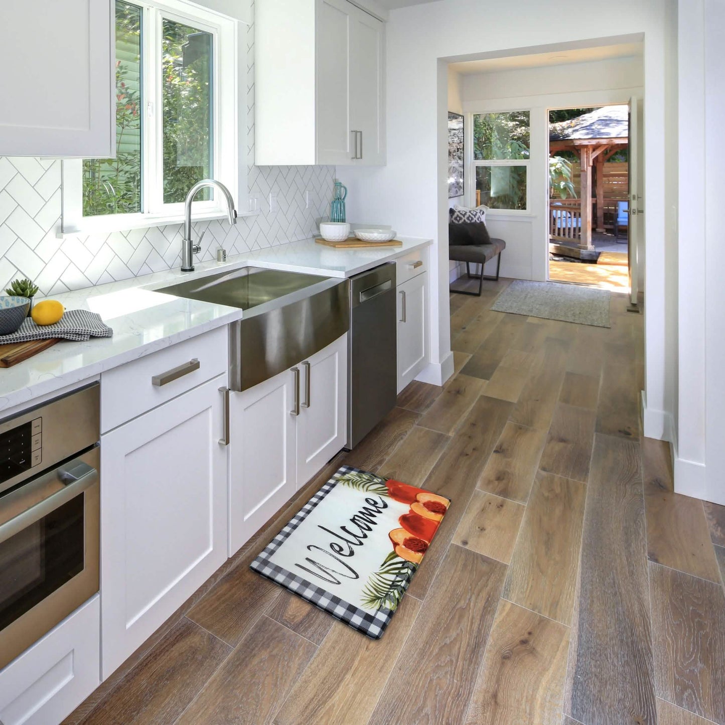 Bibb Home 1-2 Pack Anti Fatigue Cushioned Kitchen Mats DailySale