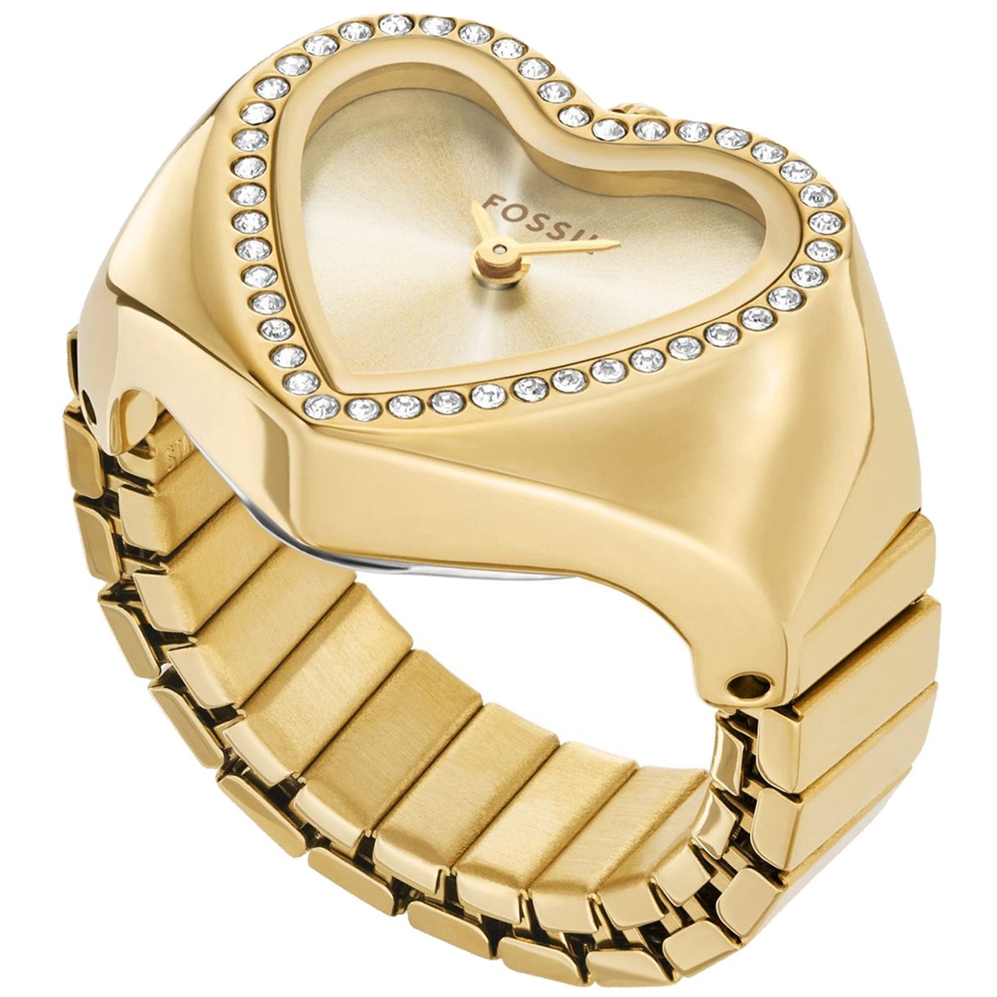 Fossil Women's Heart Watch Ring Bids.com