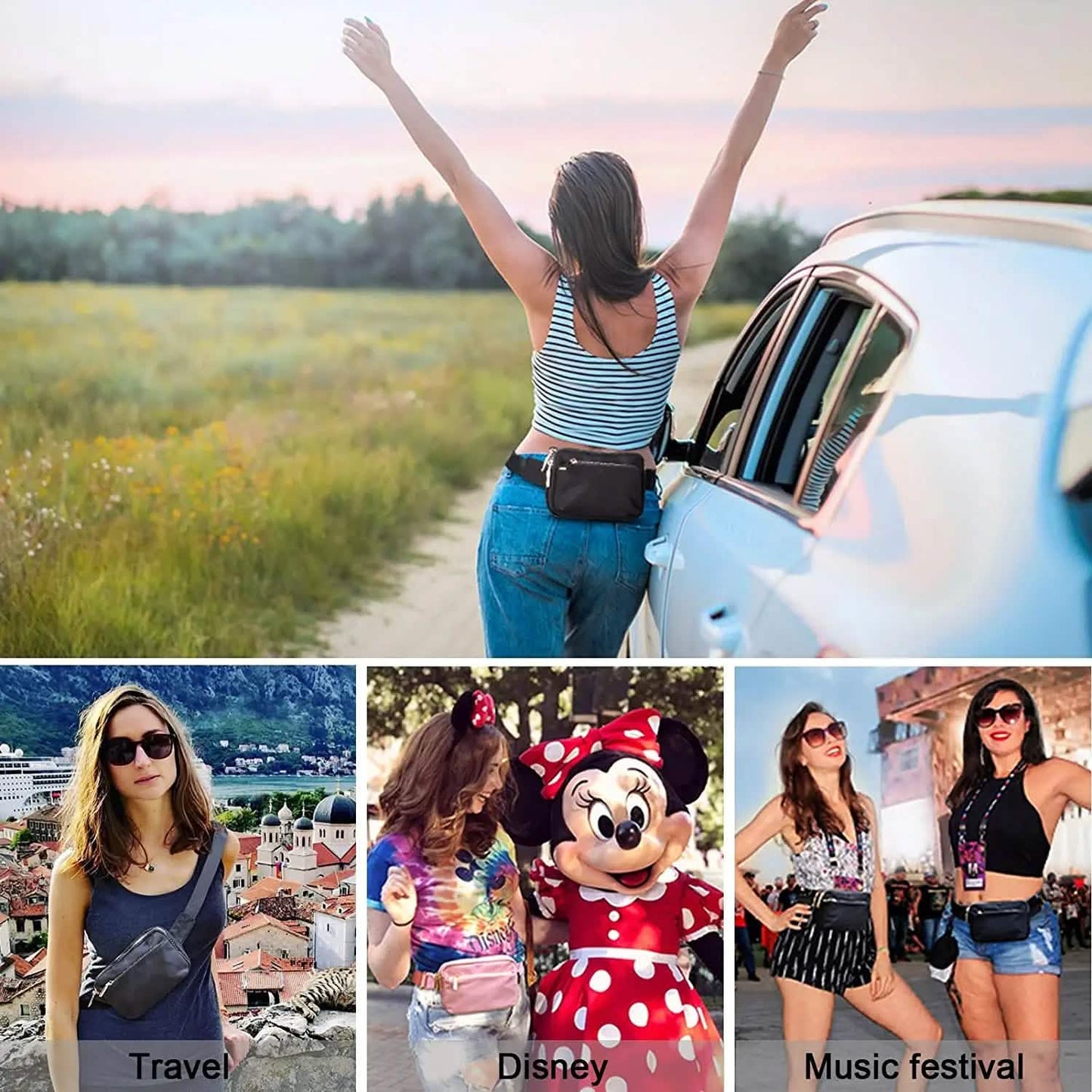 Fashion Waist Pack Belt Bag with Adjustable Strap DailySale