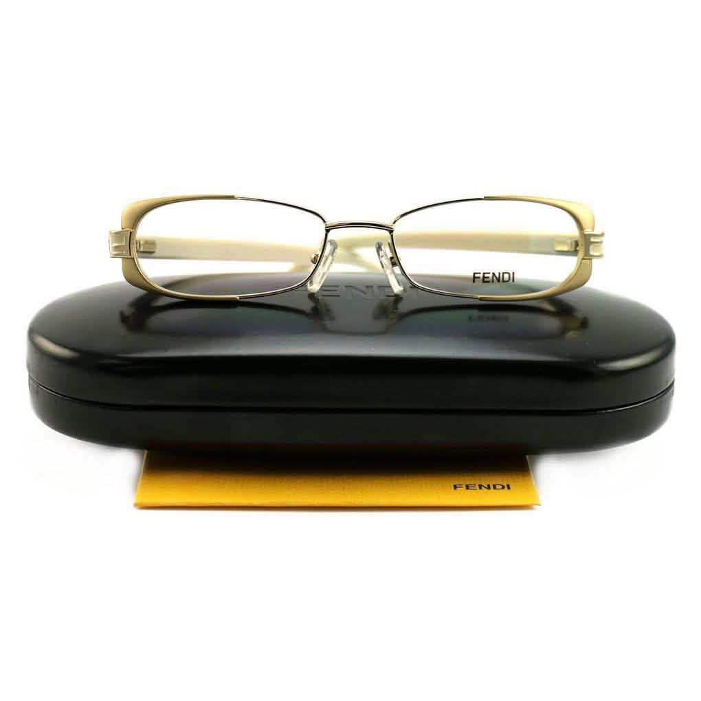 Fendi Women's Eyeglasses F943 714 Gold/Beige 49 16 135 Full Rim Oval DailySale