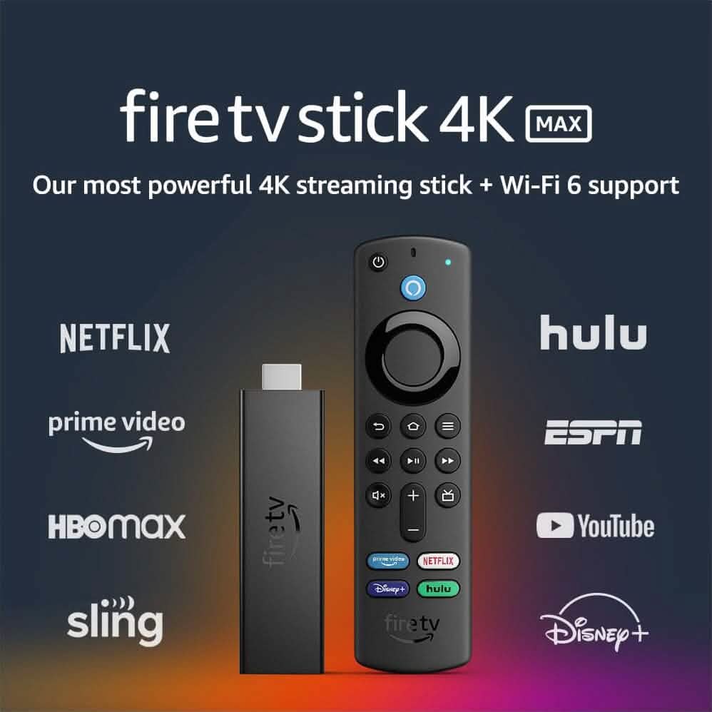 Fire TV Stick 4K Max Streaming Device (Refurbished) DailySale