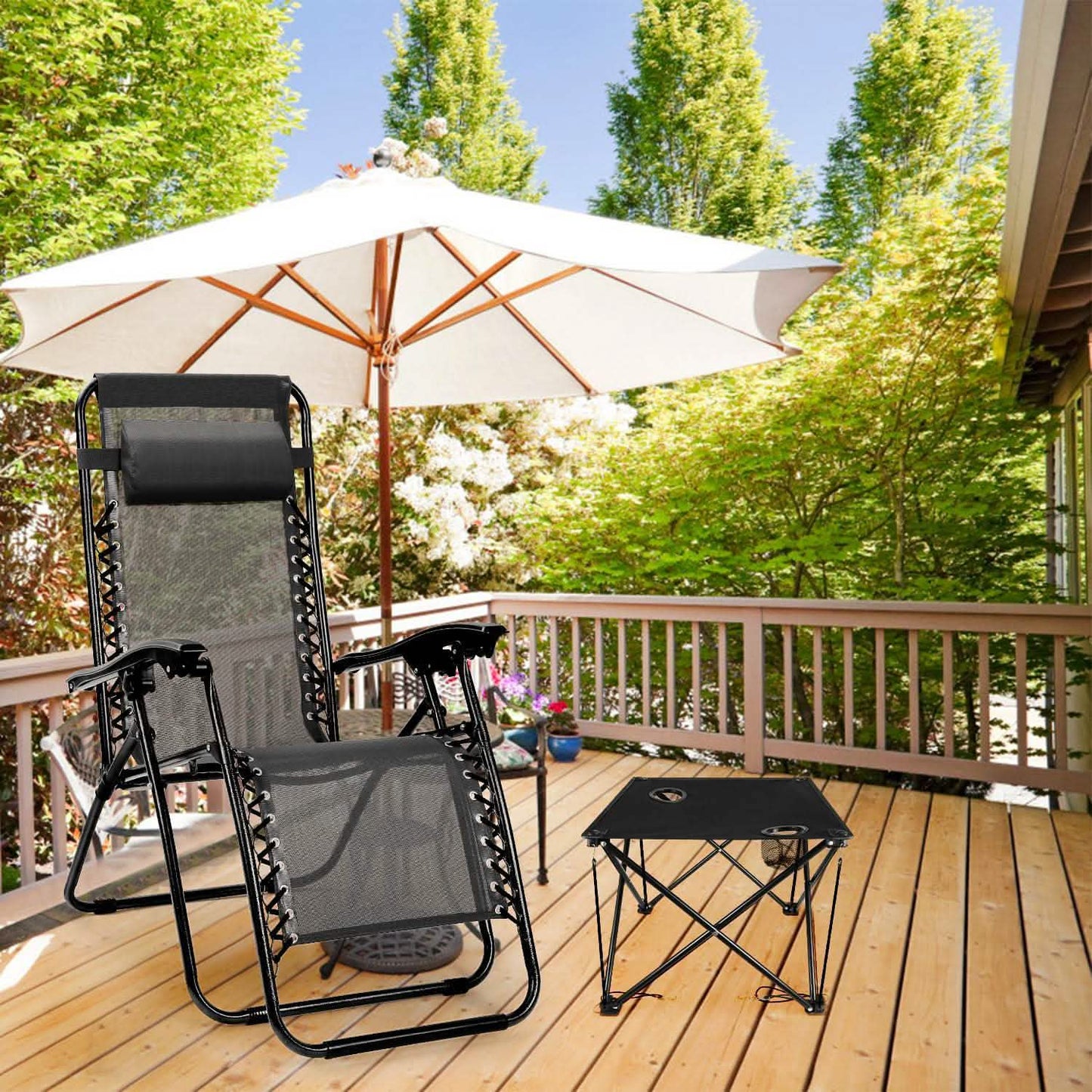 Foldable Camping Table Portable Travel Desk DailySale