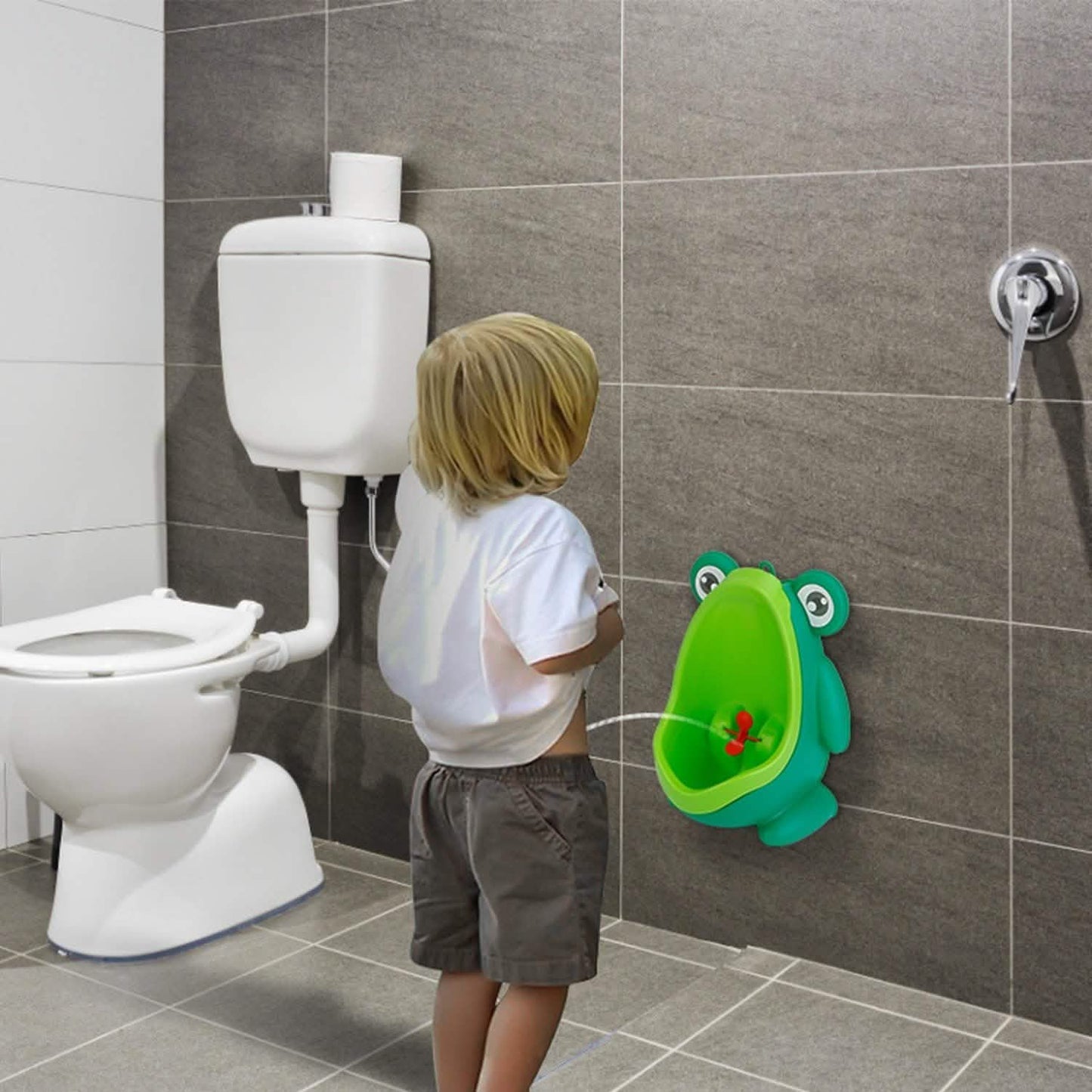 Frog Potty Training Urinal Bathroom with Funny Aiming Target DailySale