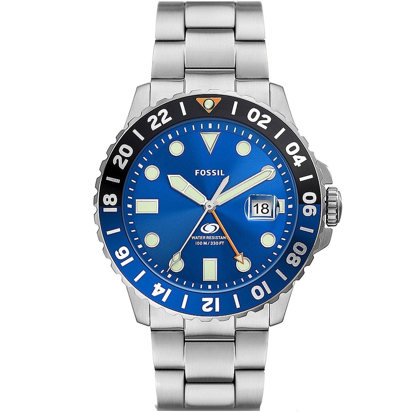 Fossil Men's Blue GMT Bids.com
