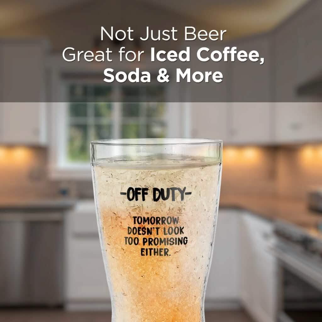 Funny Freezer Cup Double Walled Chiller Mug for Iced Cold Drinks DailySale