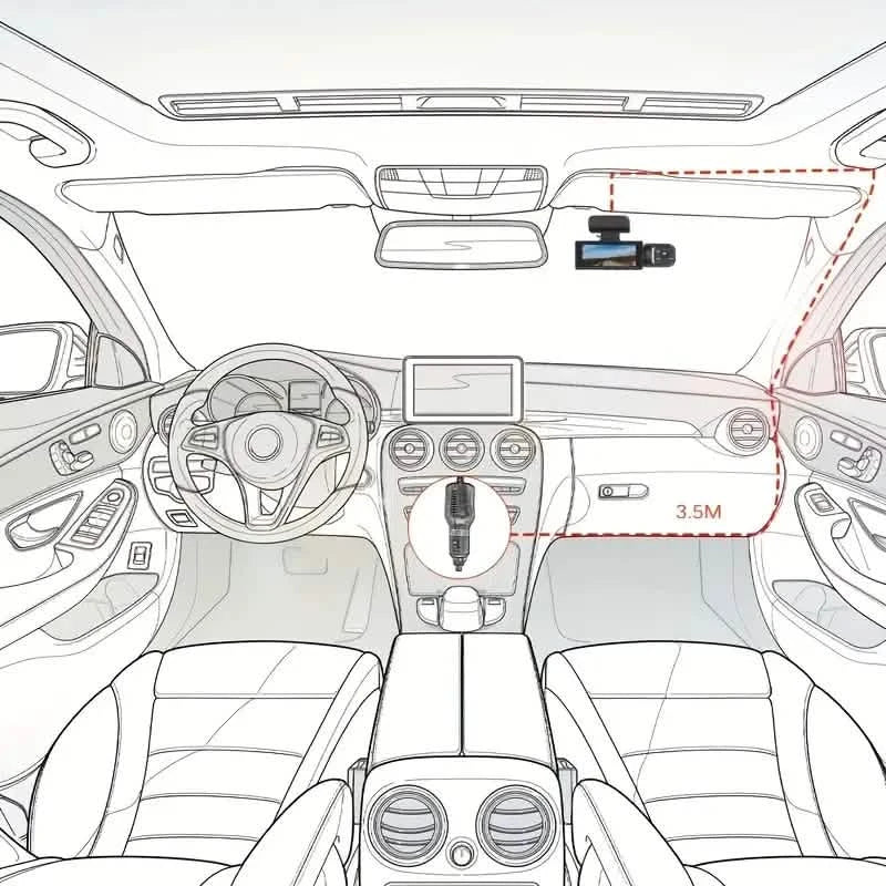 G Sensor HD Night Vision Loop Recording Wide Angle Car DVR DailySale