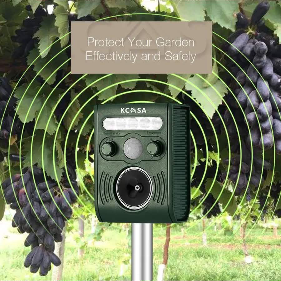 Garden Ultrasonic PIR Sensor Solar Animal Dispeller DailySale