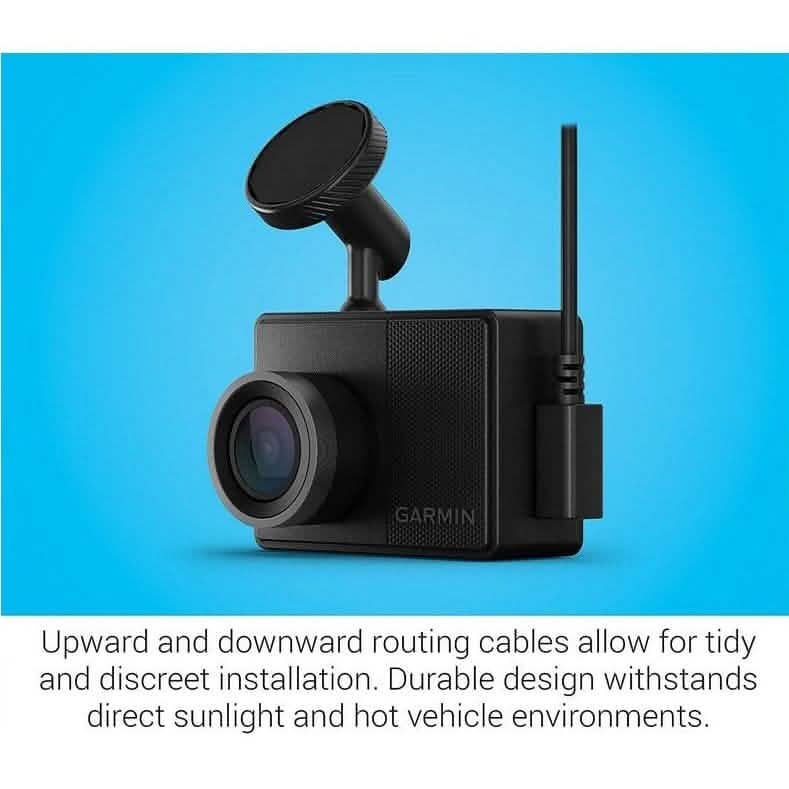 Garmin Dash Cam 57 1440p 140-degree FOV Voice Control Compact and Discreet DailySale