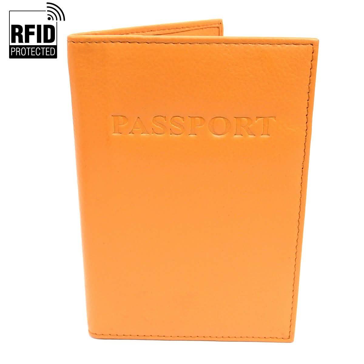 Genuine Leather RFID Passport Holder DailySale