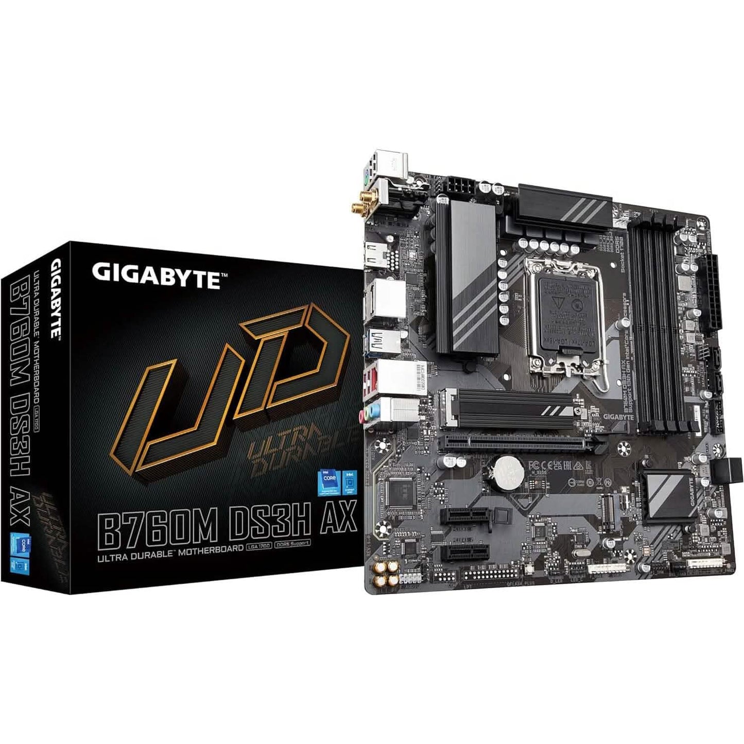 GIGABYTE B760M DS3H AX Motherboard (Refurbished) DailySale