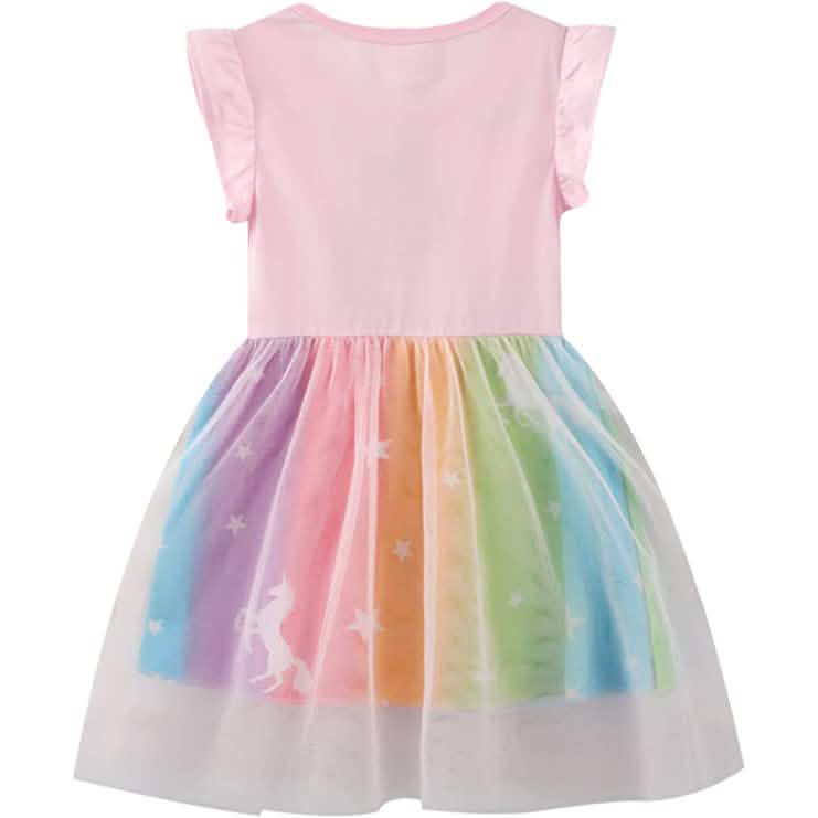 Girl's Cotton Casual Unicorn Dress DailySale