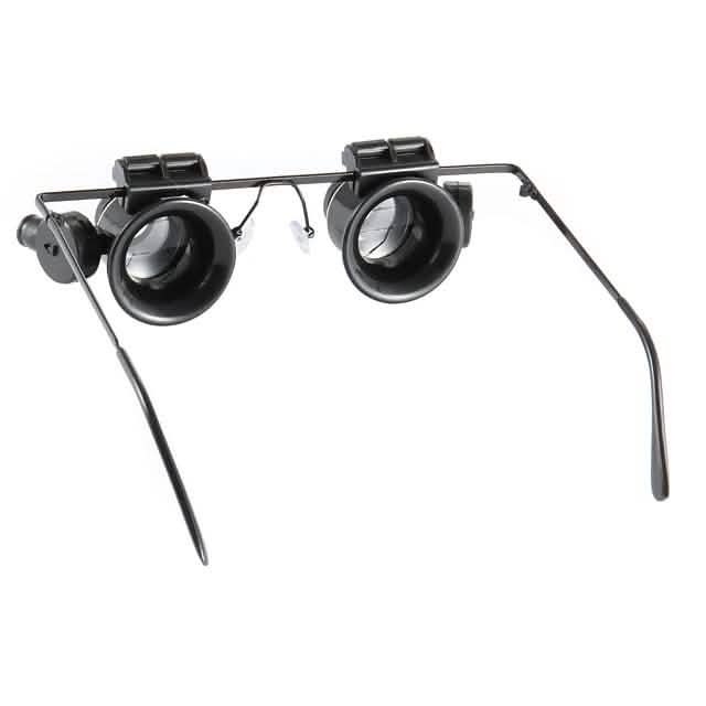 Glasses Type 20X Magnifier With White Led Light DailySale