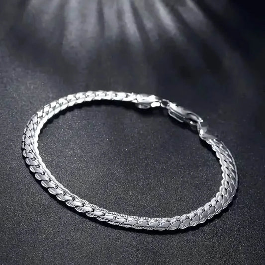 Gleaming Treasure Elegant 925 Sterling Silver Bracelet DailySale
