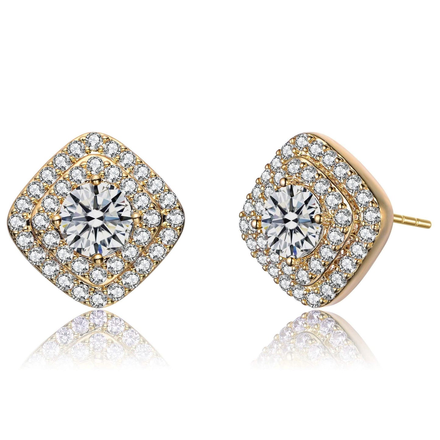 Gold Plated Stud Earrings DailySale