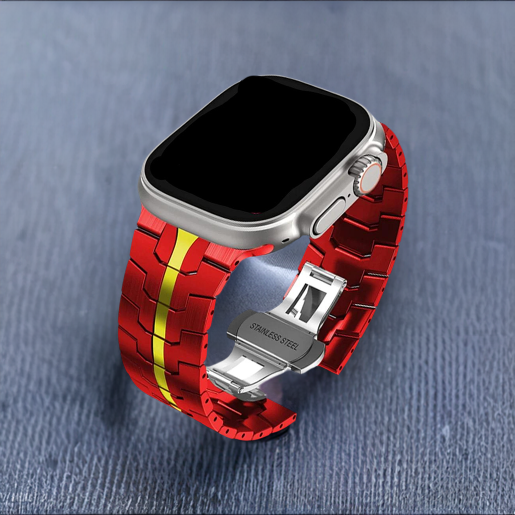 Stainless Steel Link Bracelet Band for Apple Watch - Wristwatchstraps.co