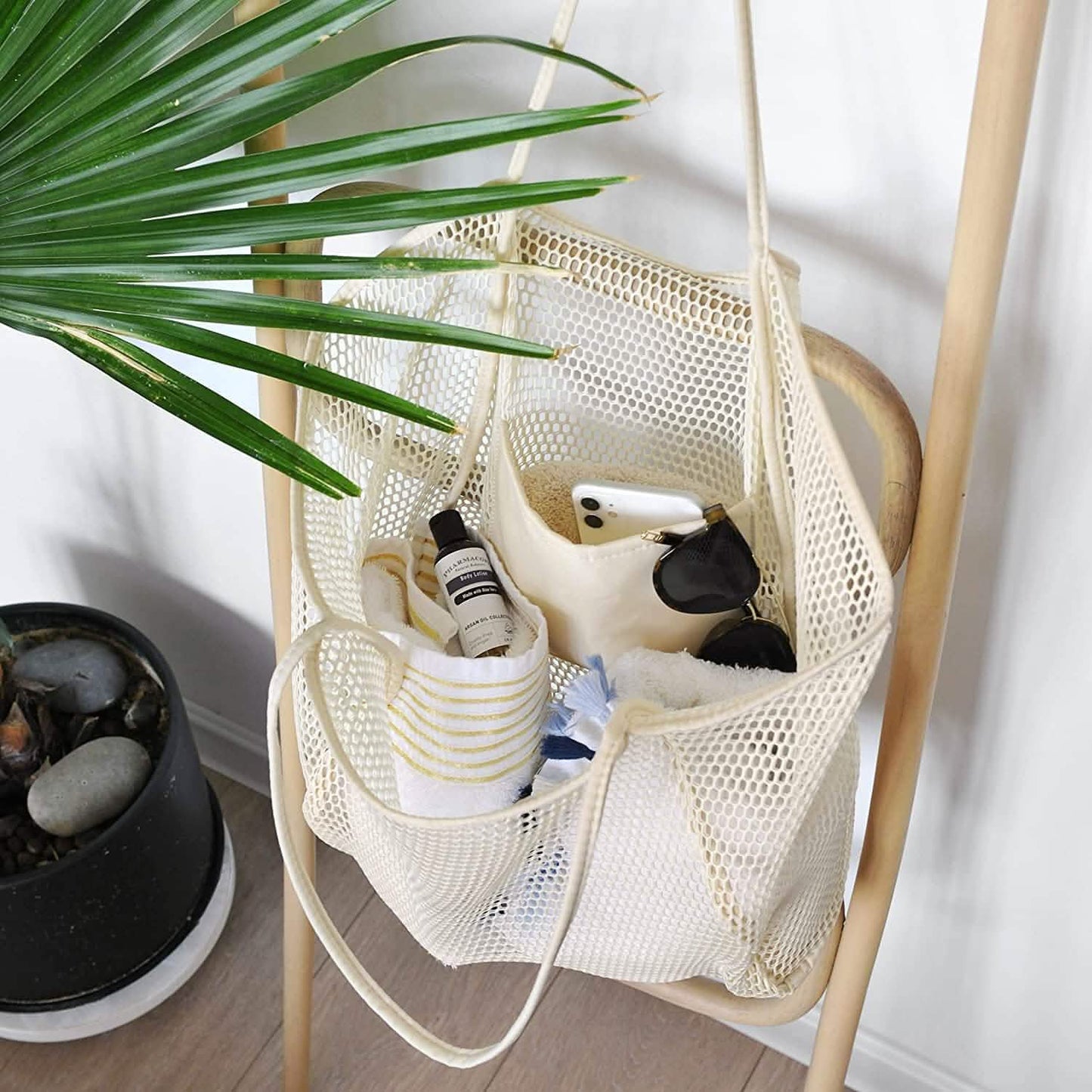 HOXIS Mesh Beach Tote Women's Shoulder Bag DailySale