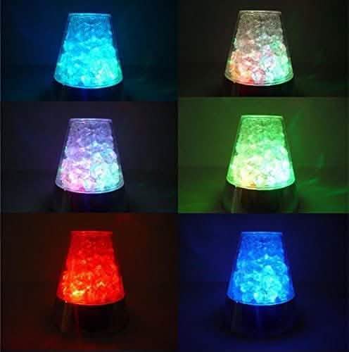Ice Fiber Optic Light with Color-changing Crystal Base DailySale