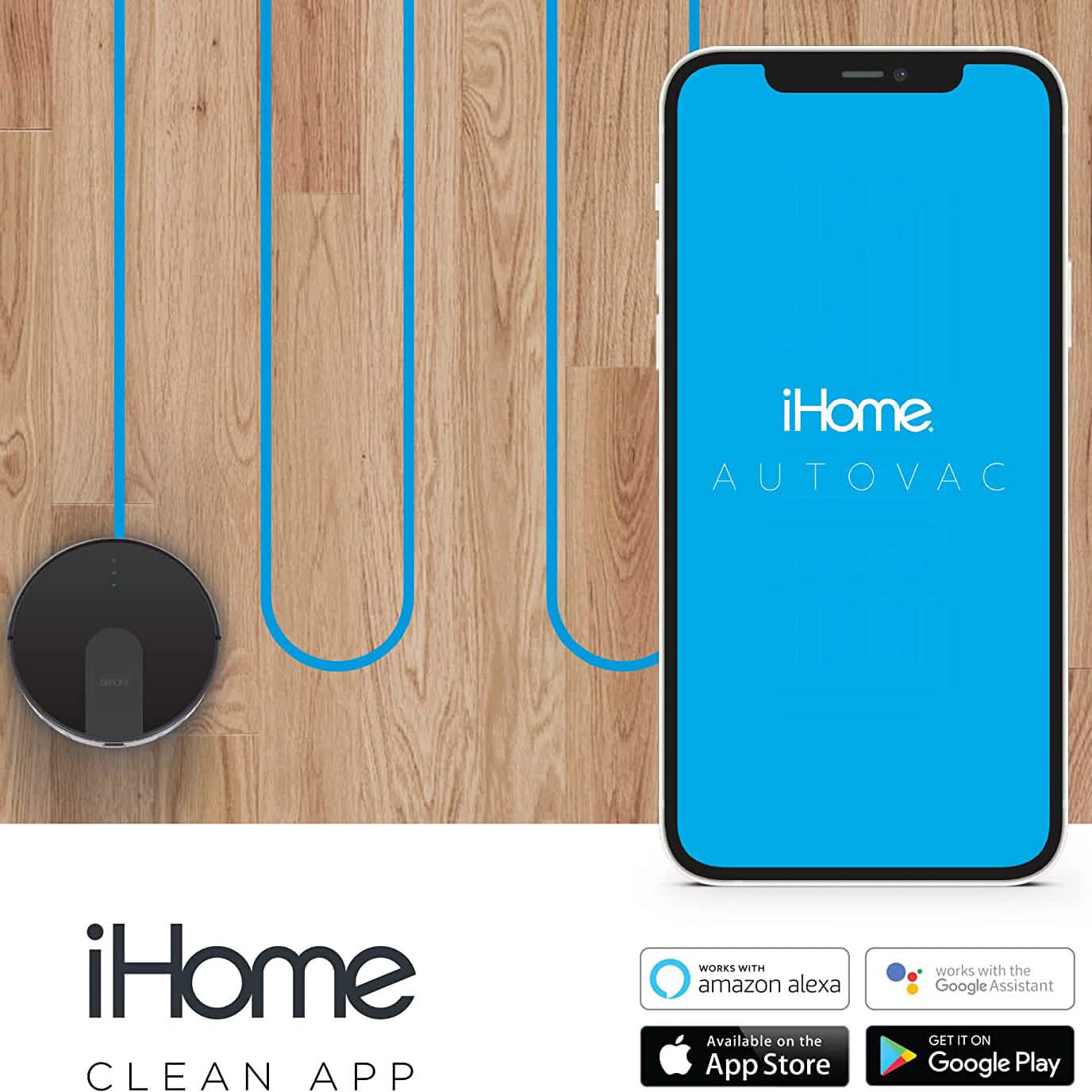 iHome AutoVac Eclipse G 2-in-1 Robot Vacuum and Mop (Refurbished) DailySale