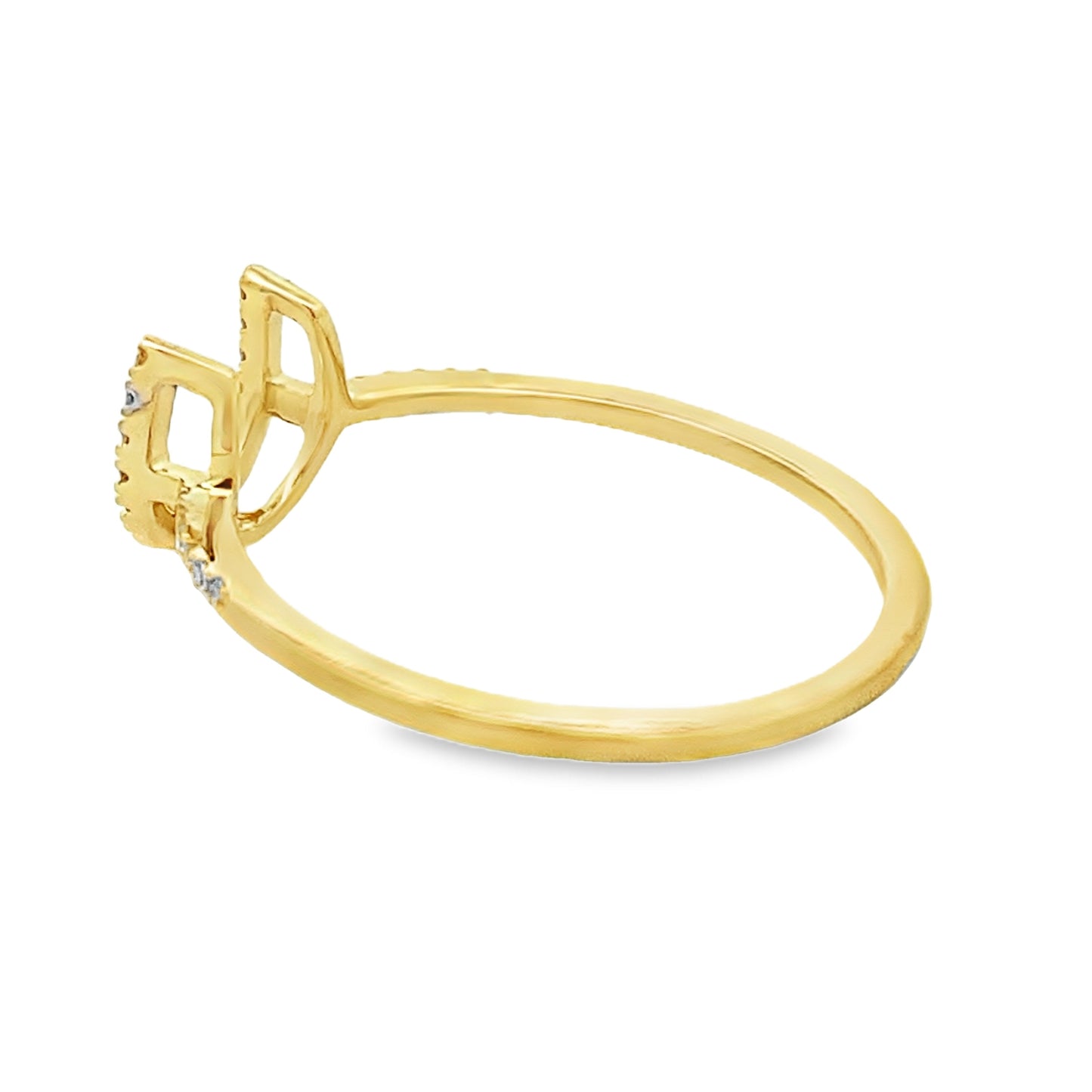 Genuine .10ct Diamond Ring 14KT Yellow Gold Bids.com