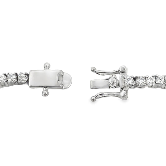 Moissanite Malachite Tennis Bracelet Sterling Silver Bids.com