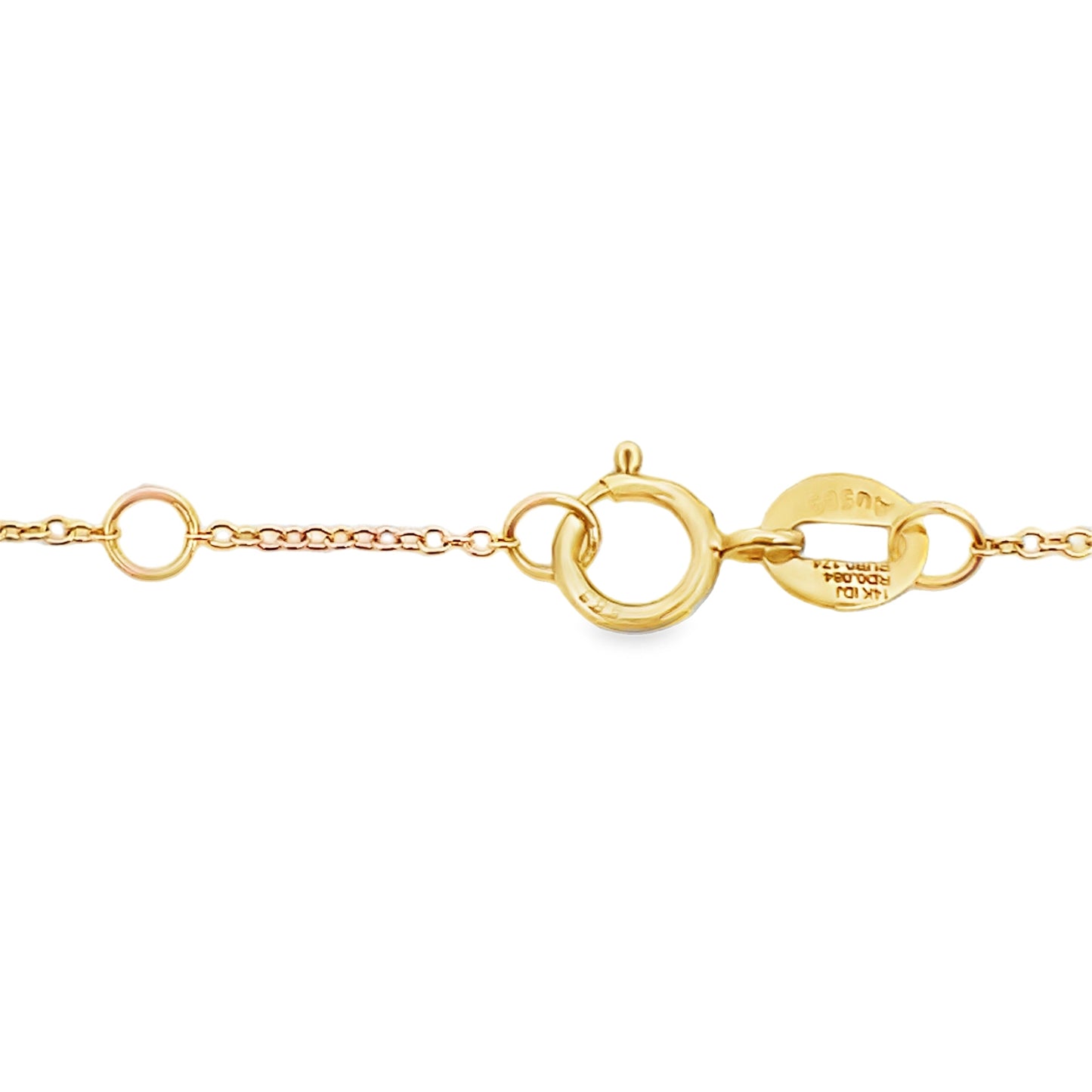 Natural .25ct Ruby Diamond Bracelet 14KT Yellow Gold Bids.com