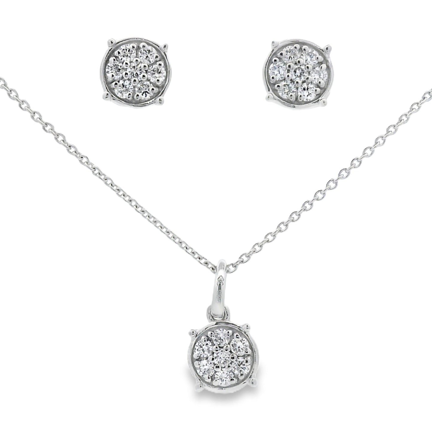 .63ct Lab Grown Diamond Jewelry sets Sterling Silver Bids.com