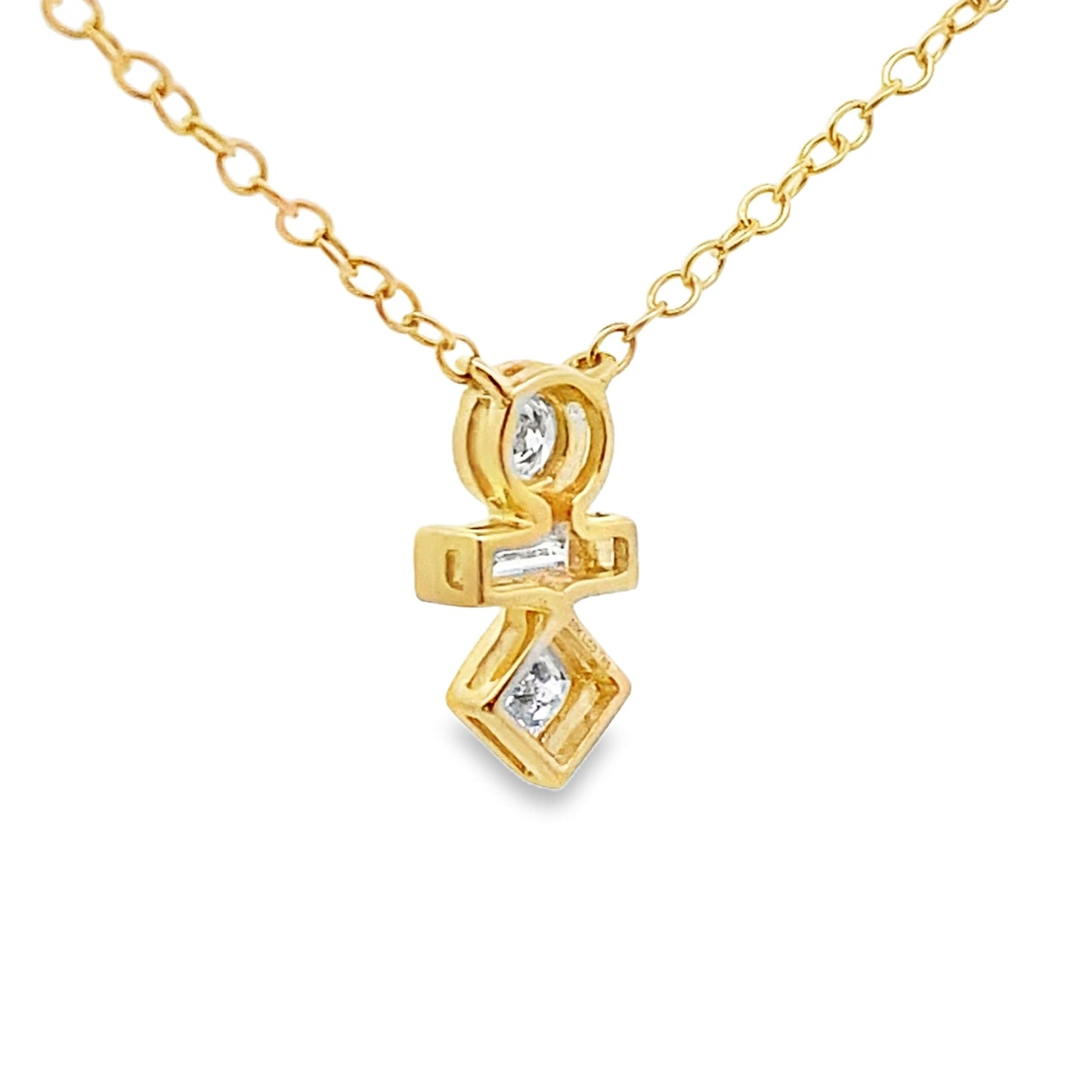 Lab Grown Diamond Fashion Pendants 10KT Yellow Gold Bids.com