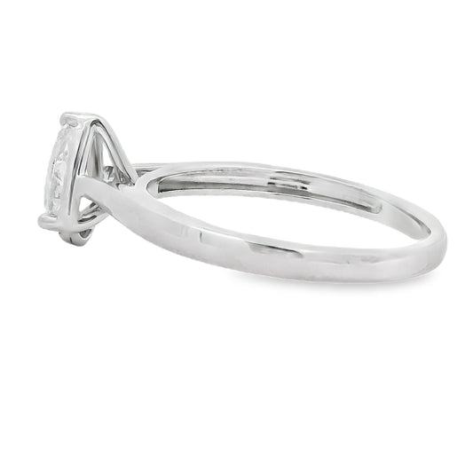 Natural .50ct Lab Grown Diamond 10KT White Gold Bids.com