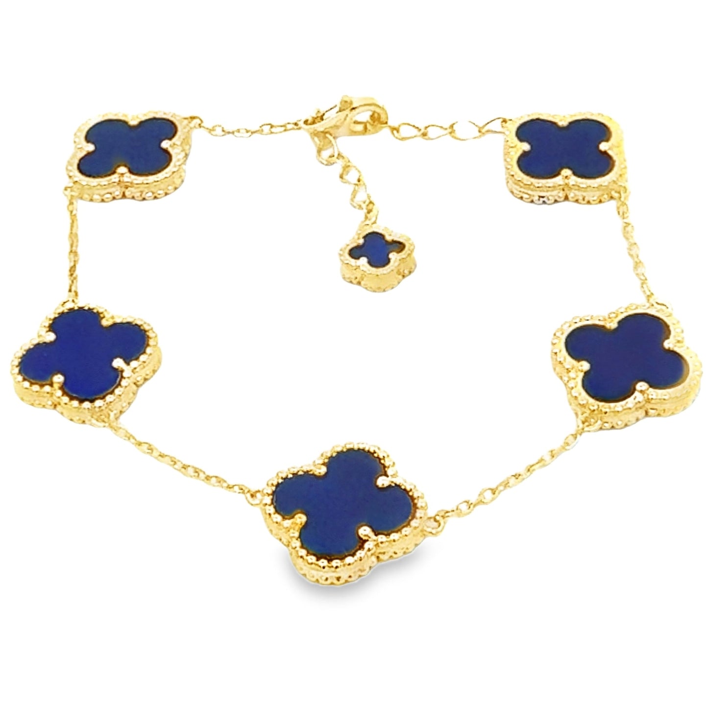 Genuine Lapis Lazuli Bracelet Sterling Silver Bids.com