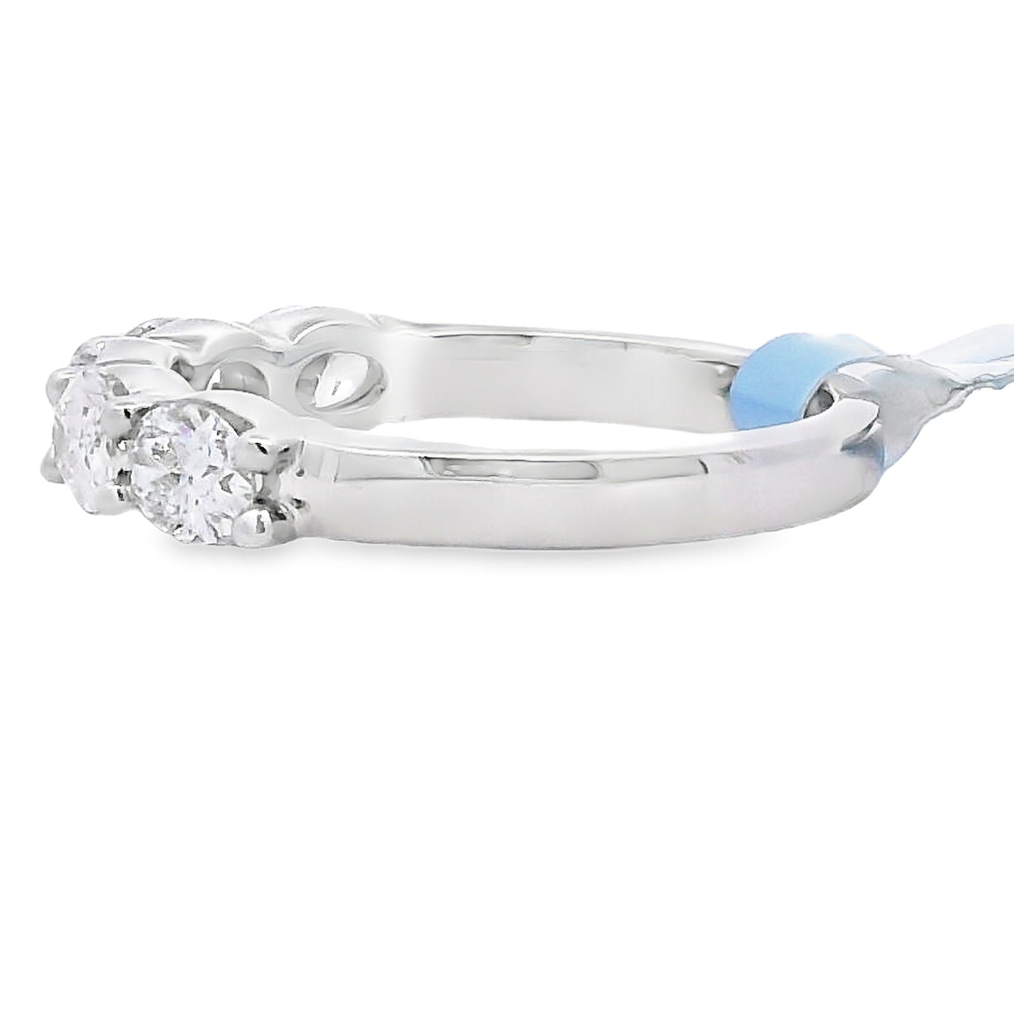 Lab Grown Diamond Wedding Band Ring 14KT White Gold Bids.com