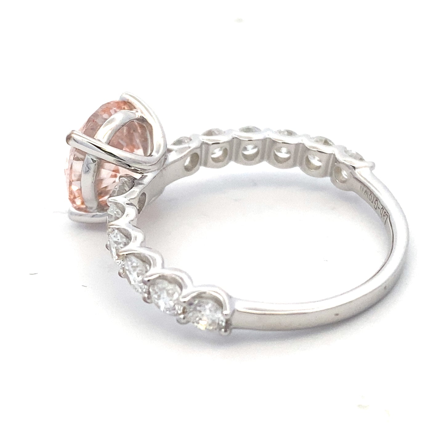 3.50ct Lab Grown Diamond Eng Only 14KT White Gold Bids.com