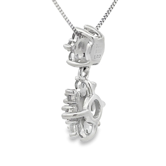 Lab Grown Diamond Fashion Pendants 10KT White Gold Bids.com