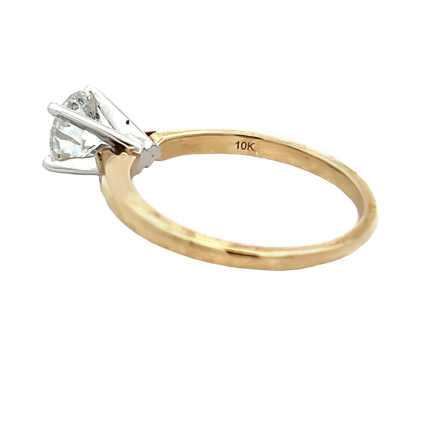 Natural 1.00ct Diamond 10KT Yellow Gold Bids.com