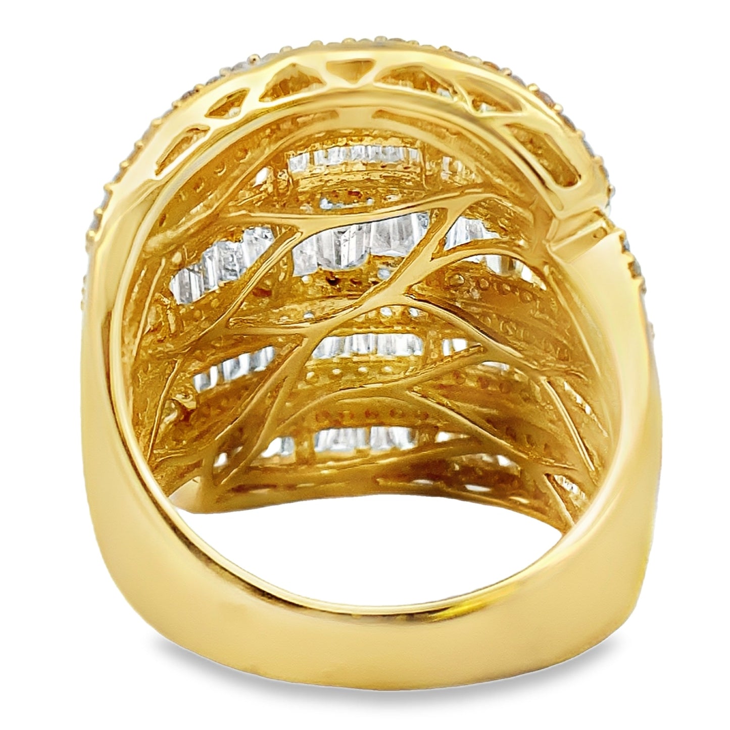 Natural 2.75ct Diamond Ring 14KT Yellow Gold Bids.com