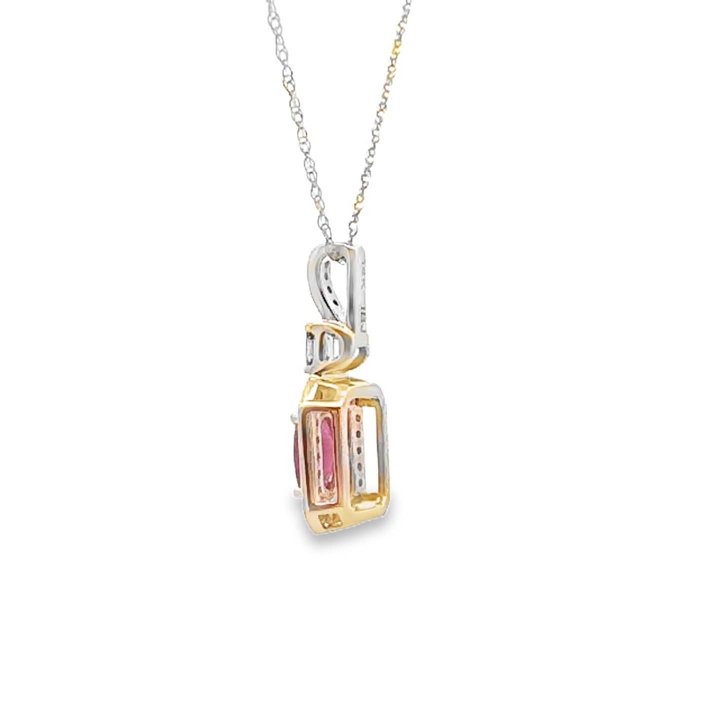.72ct Ruby Diamond Fashion Pendants 14KT Yellow Gold Bids.com