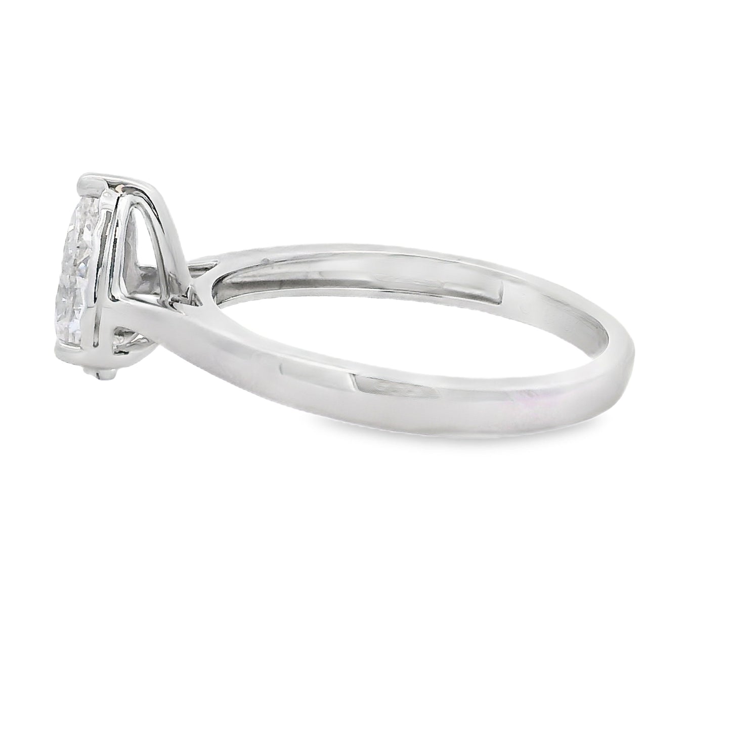 Genuine .75ct Lab Grown Diamond 10KT White Gold Bids.com