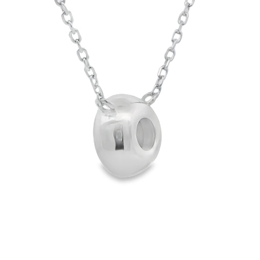 Natural .25ct Lab Grown Diamond Pendant Sterling Silver Bids.com
