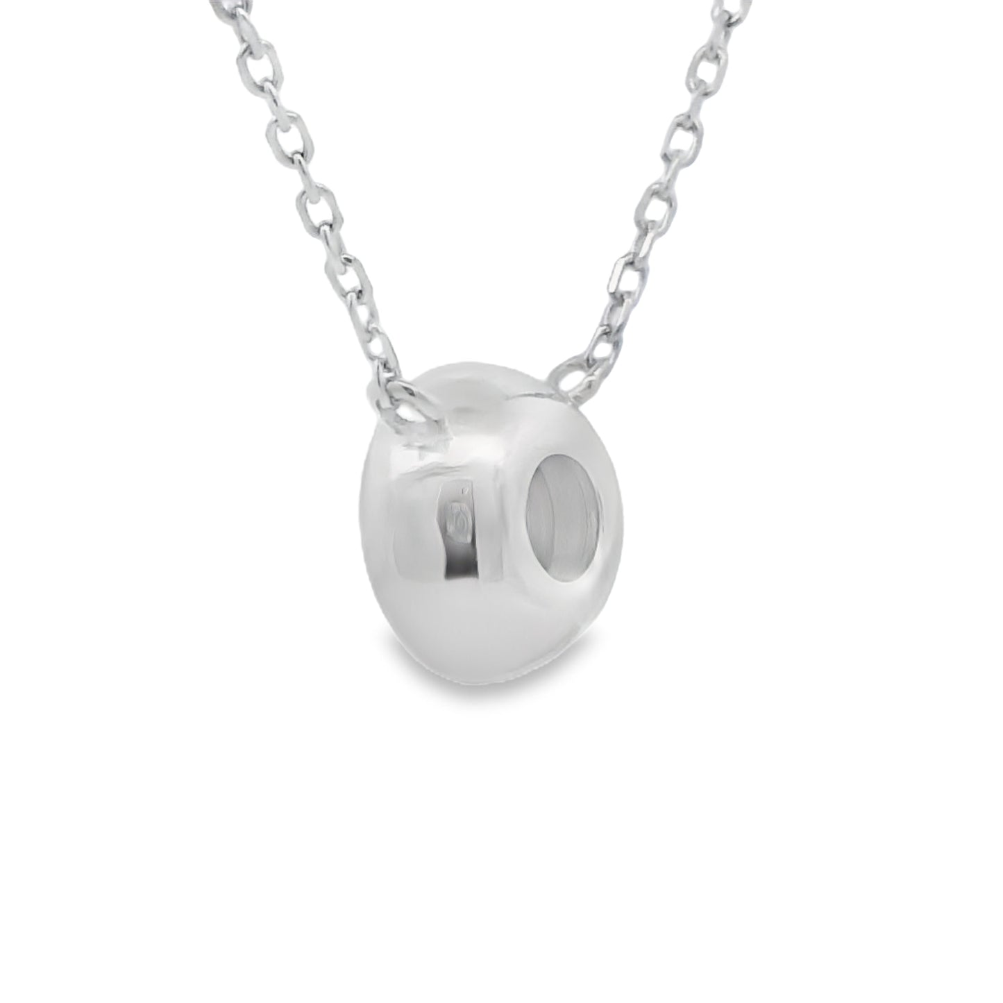 Natural .25ct Lab Grown Diamond Pendant Sterling Silver Bids.com