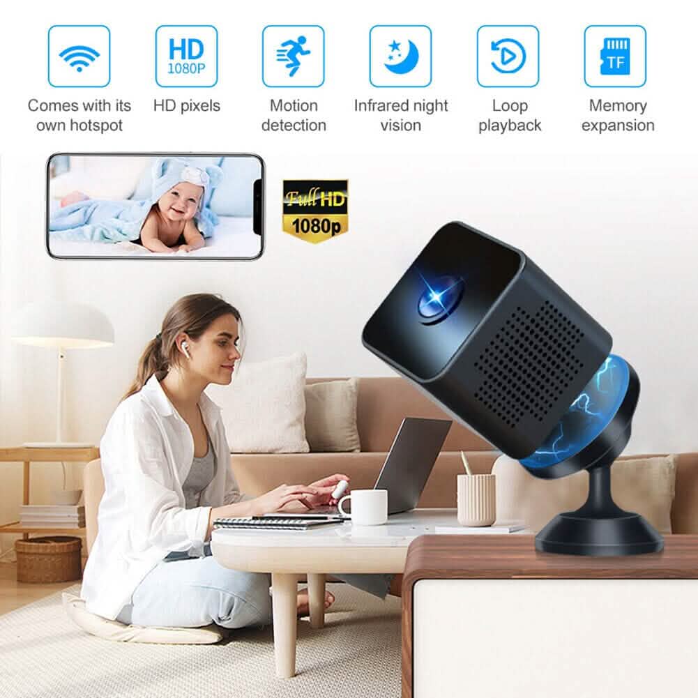 Indoor Surveillance Camera 1080p Wireless Security Camera DailySale