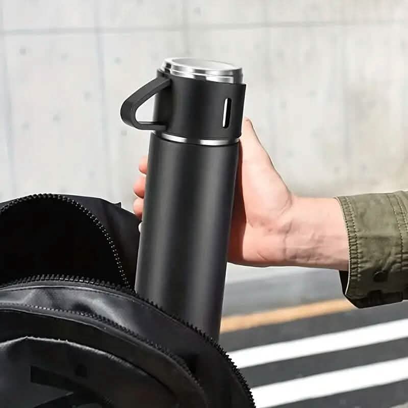 Insulated Stainless Steel Vacuum Flask Set DailySale