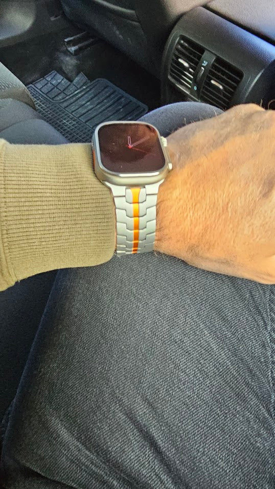 Stainless Steel Link Bracelet Band for Apple Watch - Wristwatchstraps.co