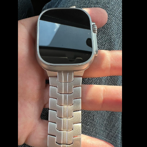 Stainless Steel Link Bracelet Band for Apple Watch - Wristwatchstraps.co