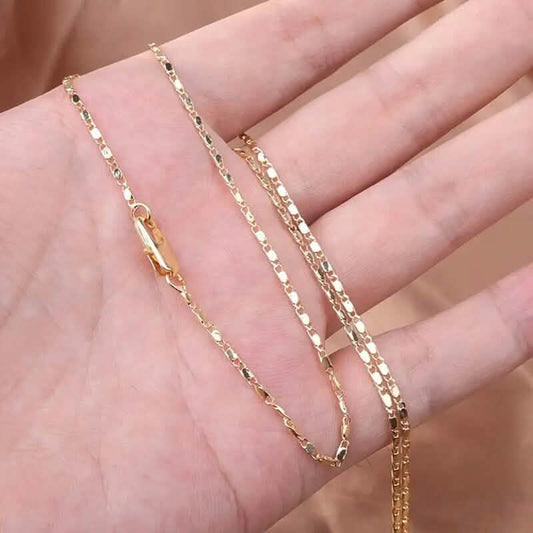 Italian 18K Gold Plated Punk Chain Necklace DailySale
