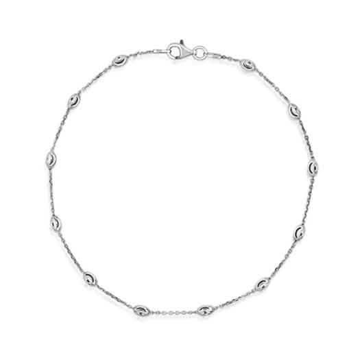 Italian Sterling Silver 10" Anklets DailySale