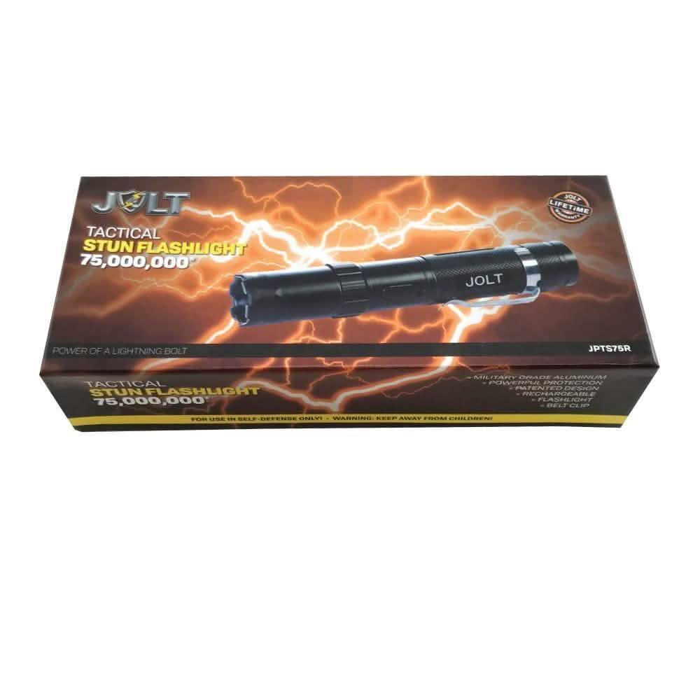 JOLT Police Tactical Stun Flashlight 75 Million Volt DailySale