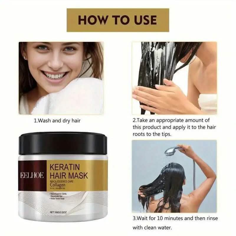 Keratin Soft Moisturizing Hair Mask with Collagen DailySale