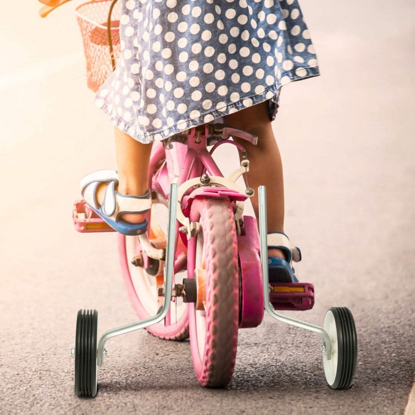 Kids Bicycle Training Wheels Adjustable for 12"-20" Bike DailySale