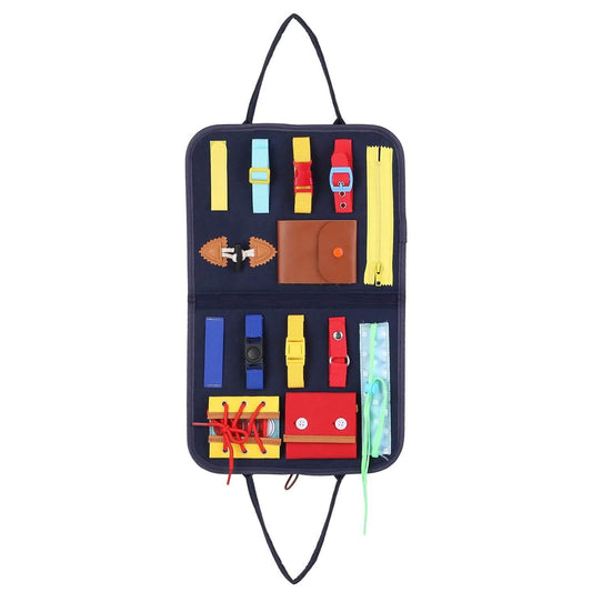 Kids Busy Board Sensory Activity Board Preschool Learning Toys DailySale