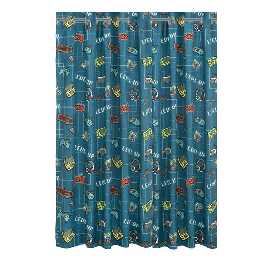 Kidz Mix Level Up Glow-in-the-Dark Shower Curtain DailySale