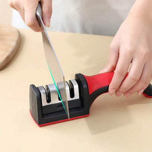 Knife Sharpener Handheld 3 Stages Type Quick Sharpening Tool DailySale